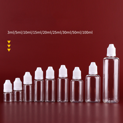 10ML 30ML 60ML E Liquid Plastic Bottle PCR Plastic Squeeze Liquid Bottle