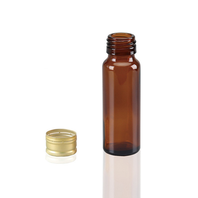 Brown Amber Boston Oral Liquid Syrup Round Glass Bottle 20ml 100ml With Screw Cap