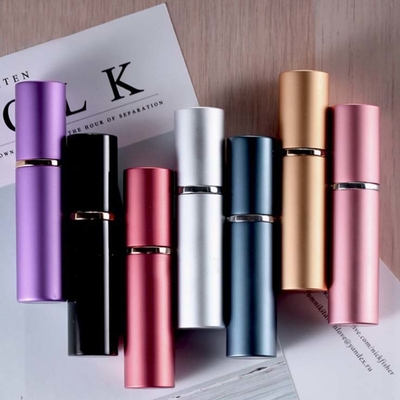 Mini Refillable Perfume Aluminum Cosmetic Bottles Atomizer Spray Eco 0.35oz