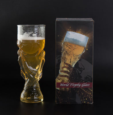 Good price سفارشی سازی جام شیشه کریستال پایدار با شکل فوتبال آنلاین