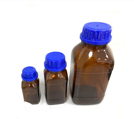 Good price بطری معرف شیشه ای کهربایی قهوه ای 100ML 250ML 500ML 1000ML با فارغ التحصیلی آنلاین