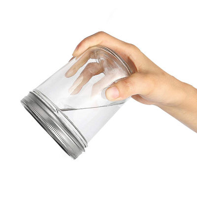 Good price بطری‌های شیشه‌ای ضد نشت 10 اونس ماست 4 اونس کوله‌های میسون لحافی فله آنلاین