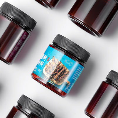 Good price 4 Oz 8 Oz پلاستیکی کهربایی پت جار BPA بدون بو و بی مزه آنلاین